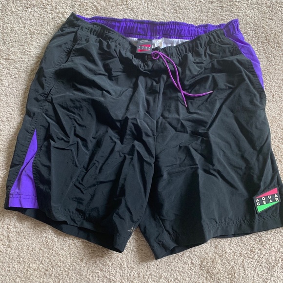 Nike vintage Aqua Gear shorts XL VINTAGE 90s AQUA GEAR RARE swim / shorts - Picture 1 of 6